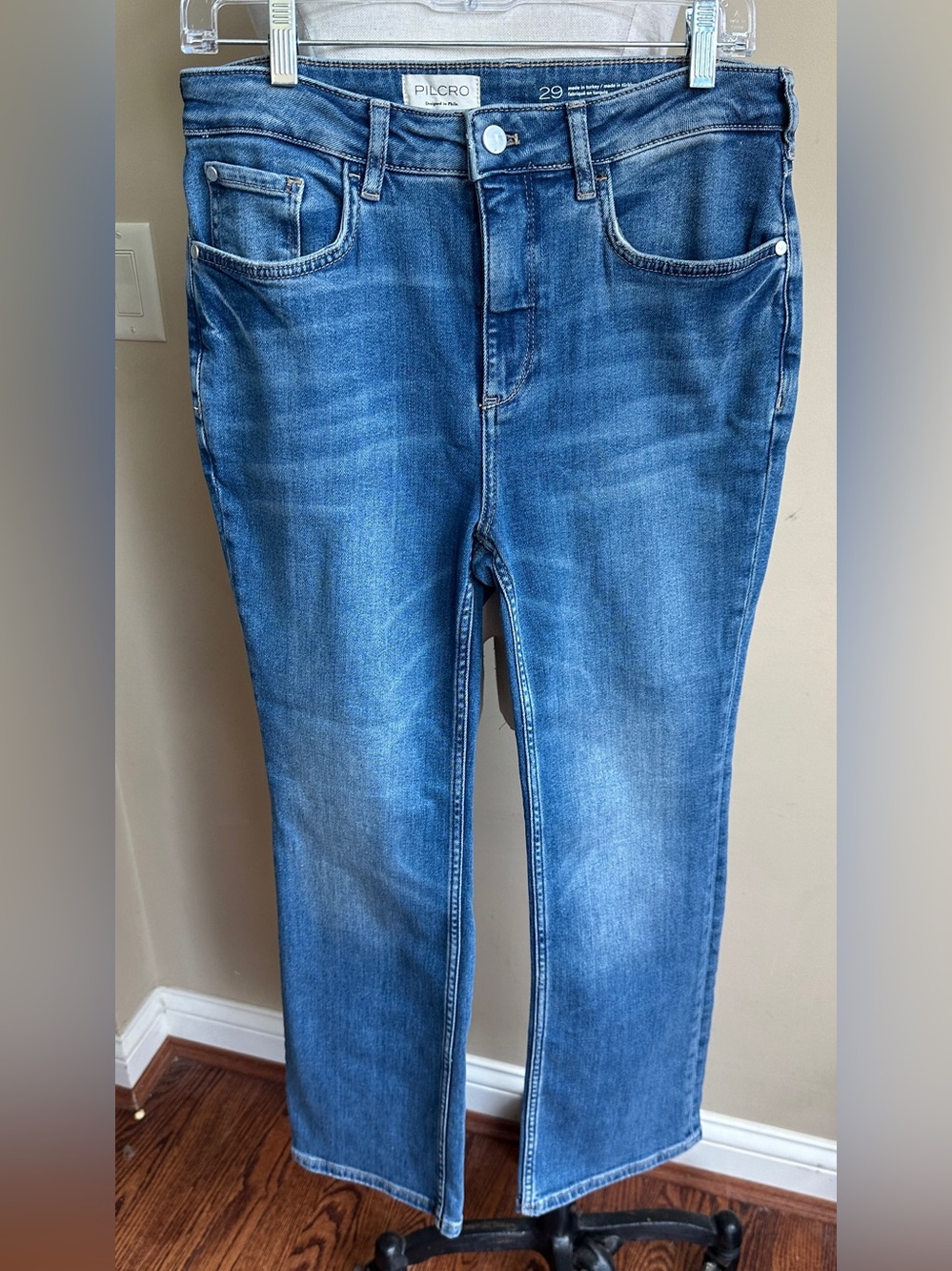 Pilcro Jeans The Yaya Curvy Crop Ankle Stretch Denim Size 29x27 Anthropologie